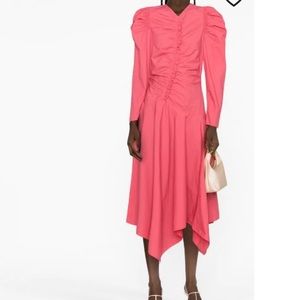 Ulla Johnson gathered detail long sleeve dress